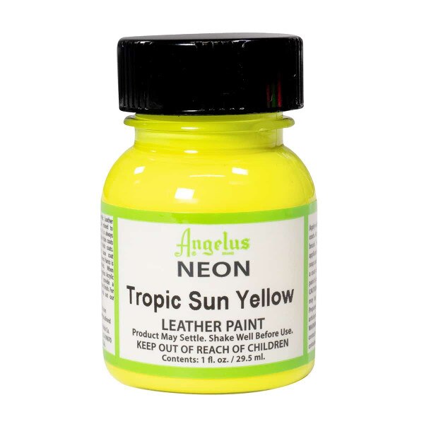 ANAP.Tropic Sun Yellow.1oz.01.jpg Angelus Neon Acrylic Paints Image